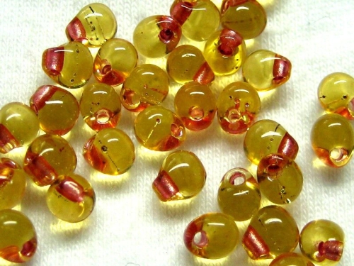 10g Miyuki Drop Beads Rose Light Topaz