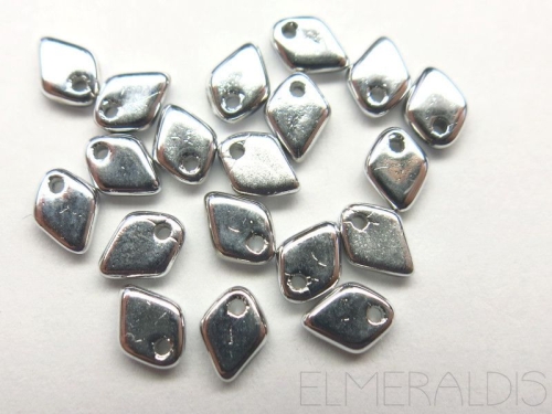 Dragon® Scale Beads Crystal Labrador Silver 2 g