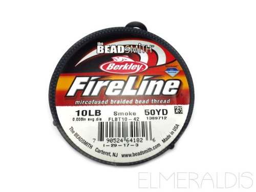 10 LB Fireline 45m Smoke dunkelgrau 0,20 mm