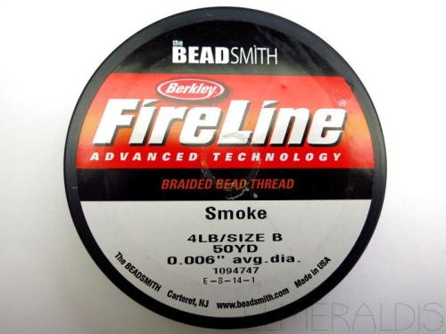 4 LB Fireline B 45 m Smoke 0,12 mm