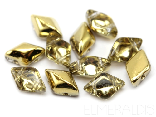 GemDUOs MATUBO Crystal Amber Metallic Brass goldfarben 5g