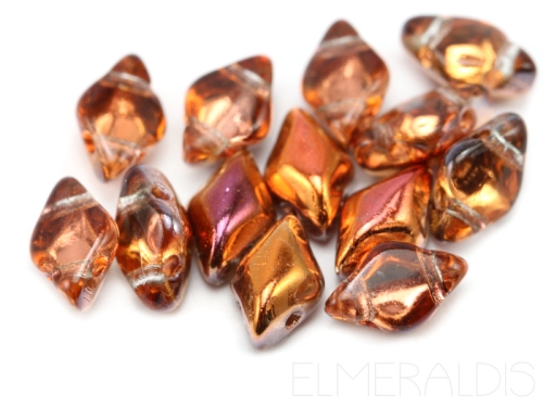 GemDUOs MATUBO Crystal Sunset 1/2 Metallic Copper kupferfarben 5g