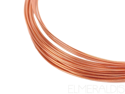 0,3 mm Kupferdraht Copper kupferfarben eloxiert 70m