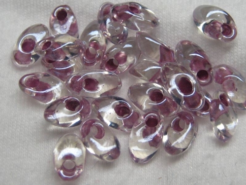 7mm 10g Miyuki Long Magatama Orchid Crystal