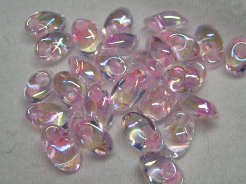 7mm 10g Miyuki Long Magatama Pink Crystal