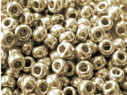 15/0 Rocailles Miyuki Duracoat Galvanized Silver silberfarben 5g