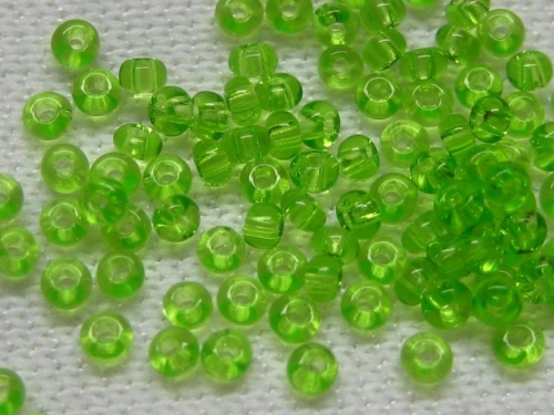 1mm Mini Rocailles Light Green hellgrün 10g