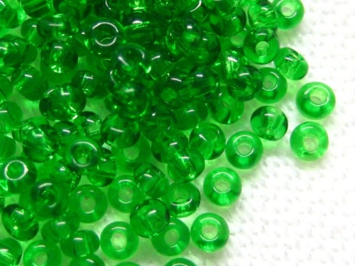 1mm Mini Rocailles Green Peridot grün 10g
