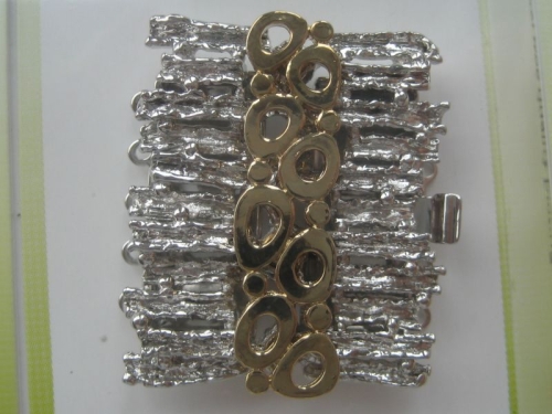 Schließe 5-reihig Armbandschliesse silberfarben
