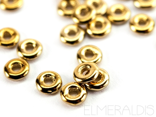 O Beads® Crystal Amber Full Gold 2 g
