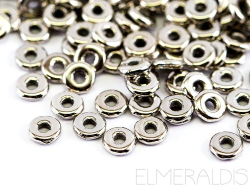 O Beads® Crystal Argentic Full Edelstahl Chrom 2 g