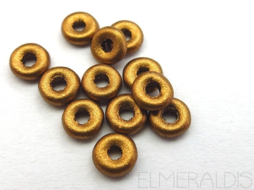 O Beads® Brass Gold Matte 2 g Glasperlen