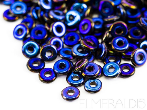 O Beads® Jet Full Azuro dunkelblau Metallic 2 g