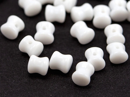 Pellet Beads Chalk White weiss 5 g
