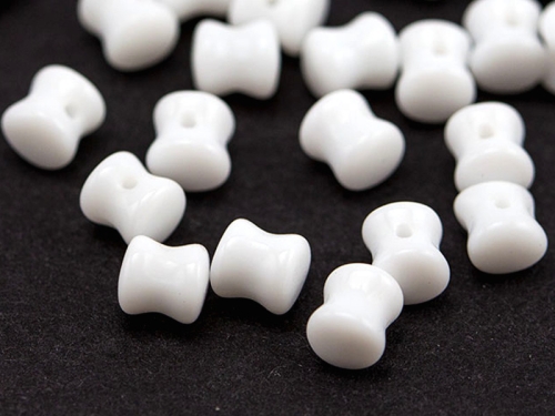 Pellet Beads Chalk White weiss 5 g