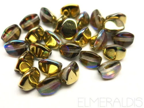 5 g Pinch Beads Crystal Golden Rainbow Glasperlen
