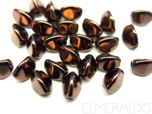 5 g Pinch Beads Jet Bronze Full Glasperlen