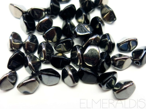 Pinch Beads Jet Chrome Glasperlen 5g