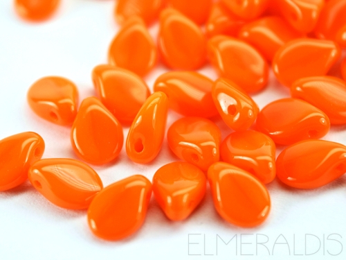 Pip Beads Hyacinth Opaque orange Tropfenperlen 20x