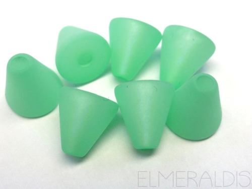 5 Polaris Kegel matt mint grün 10x10 mm