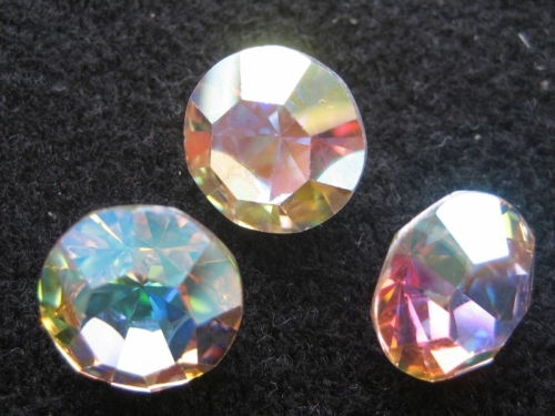 12mm Chatons Crystal AB kristall SS49 Preciosa 2x