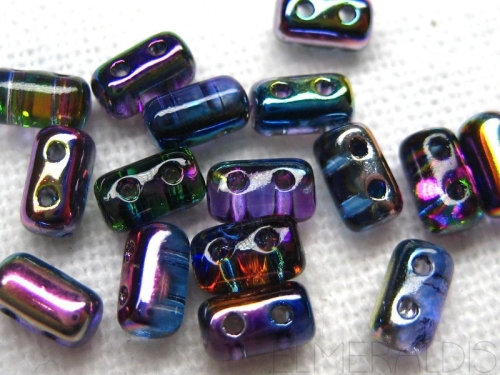 3 x 5mm 10g Rulla Beads Magic Blue Pink