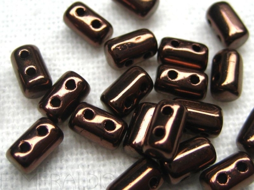 3 x 5mm 10g Rulla Beads Jet Bronze Luster