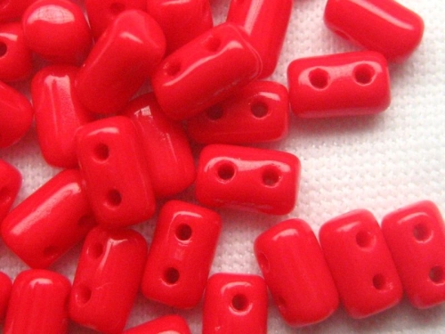 3 x 5mm 10g Rulla Beads Opaque Red