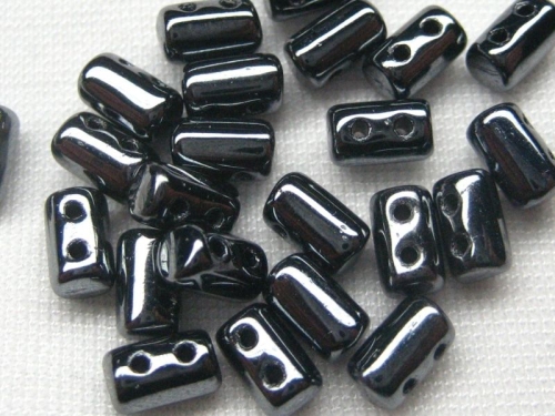 Rulla Beads Hematite Metallic grau Glasperlen 10g