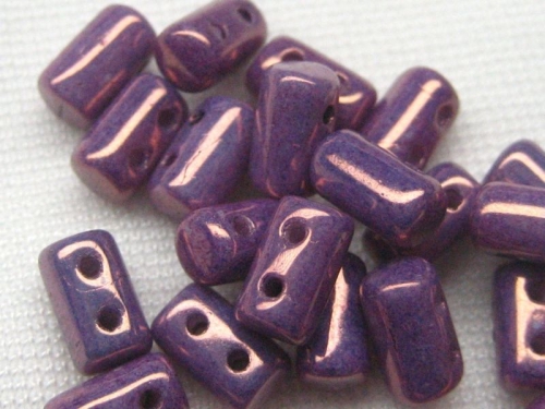 3 x 5mm 10g Rulla Beads Luster Metallic Amethyst