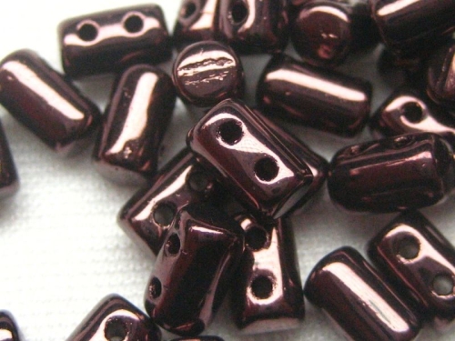 Rulla Beads Luster Metallic Dark Amethyst Glasperlen 10g