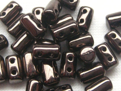 3 x 5mm 10g Rulla Beads Metallic Bronze
