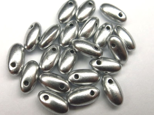 6mm 10g Rizo Beads Aluminium Silver