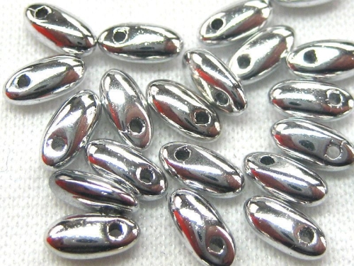 6mm 10g Rizo Beads Silver Silber