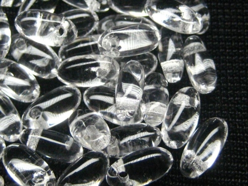 6mm 10g Rizo Beads Crystal