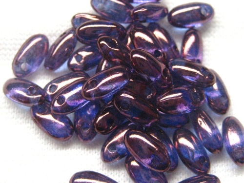 6mm 10g Rizo Beads Luster Amethyst