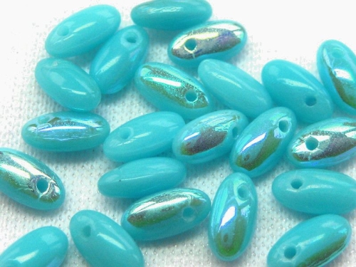 6mm 10g Rizo Beads Turquoise AB
