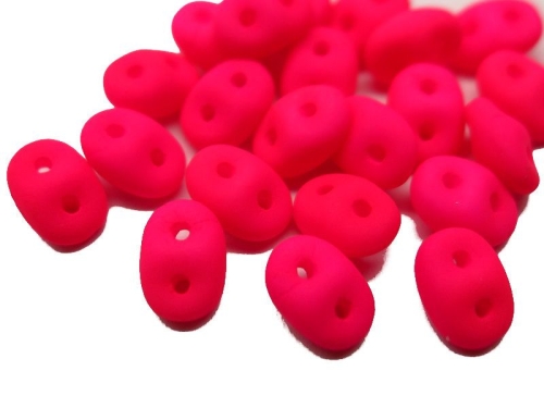 10g Super Duos Neon Bright Pink