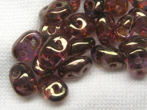 SuperDuos Smoky Topaz Gold Luster 10g