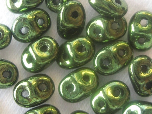 10g Super Duos Luster Metallic Olivine
