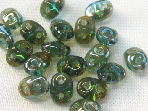 10g Super Duos Aquamarine Celsian
