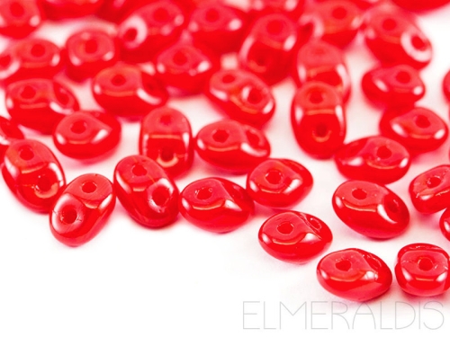 SuperDuos Opal Ruby Red Milky rot 10g