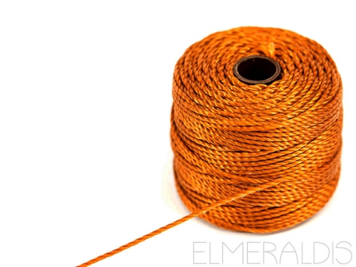 S-LON TEX135 Fine Bead Cord Gold goldfarben Bronze 107m