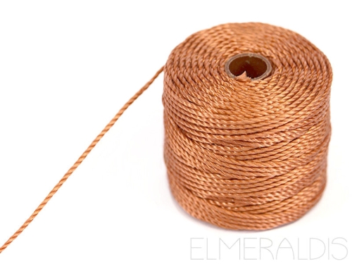 S-LON TEX135 Fine Bead Cord Light Copper 107m