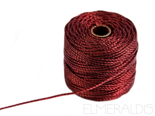 S-LON TEX210 Bead Cord Burgundy dunkelrot 70m