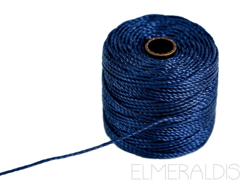 S-LON TEX210 Bead Cord Capri Blue dunkelblau 70m