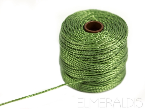 S-LON TEX210 Bead Cord Fern oliv grün 70m