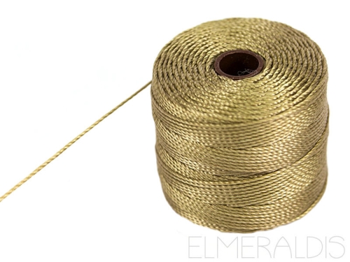 S-LON TEX210 Bead Cord Khaki olive dunkelgrün 70m