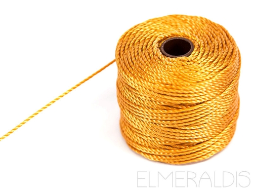 S-LON TEX210 Bead Cord Marigold dunkelgelb 70m