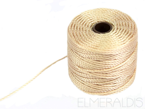 S-LON TEX210 Bead Cord Natural hellbeige ocker 70m